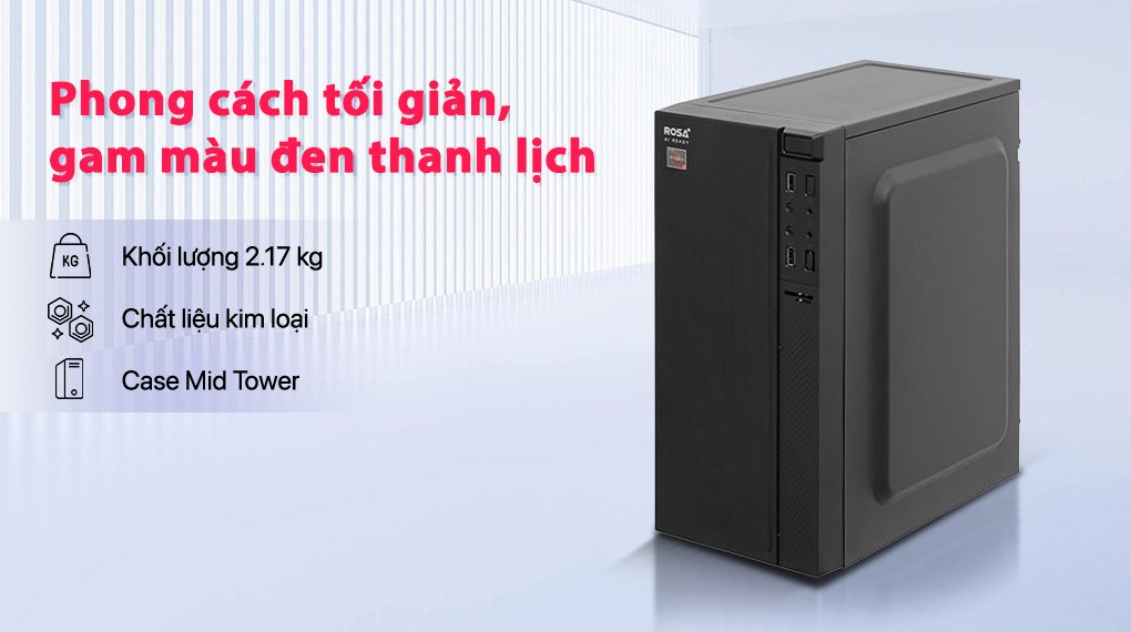 ROSA Crystal A10 Ryzen 3 3200G/8GB/256GB/Win11 Pro