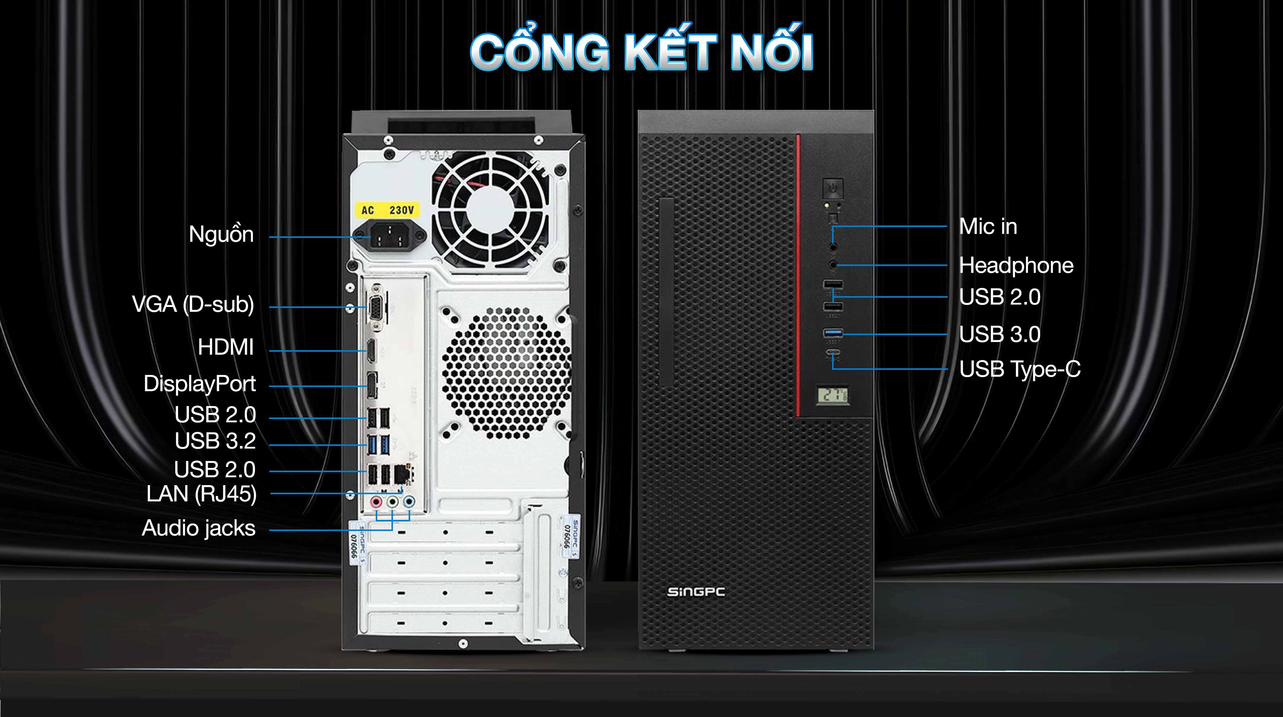 SingPC i512H682SF-W i5 12450H/8GB/256GB/Bàn phím/Chuột/Win11Pro