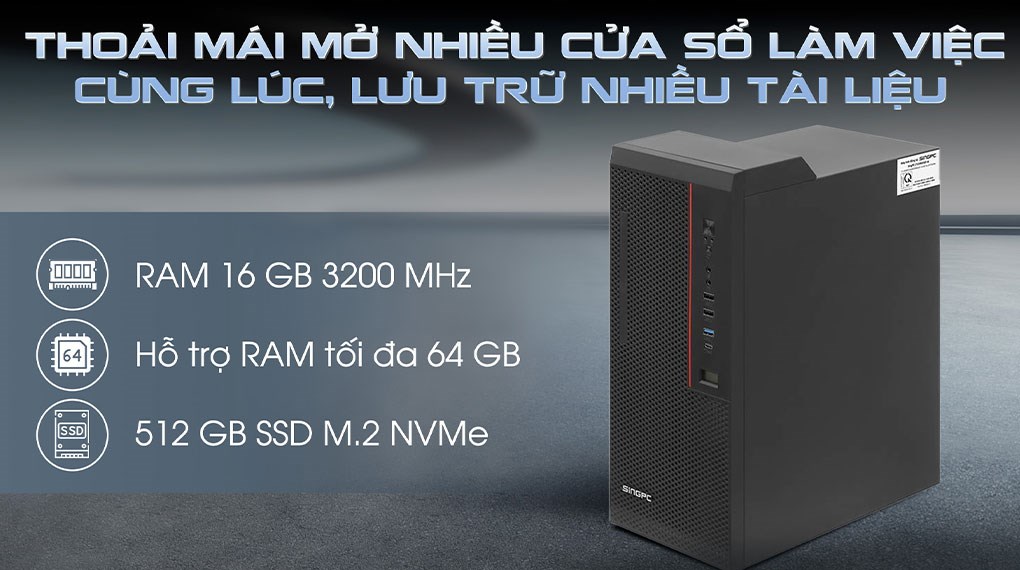 SingPC i713H695SF-W i7 13620H/16GB/512GB/Bàn phím/Chuột/Win11Pro