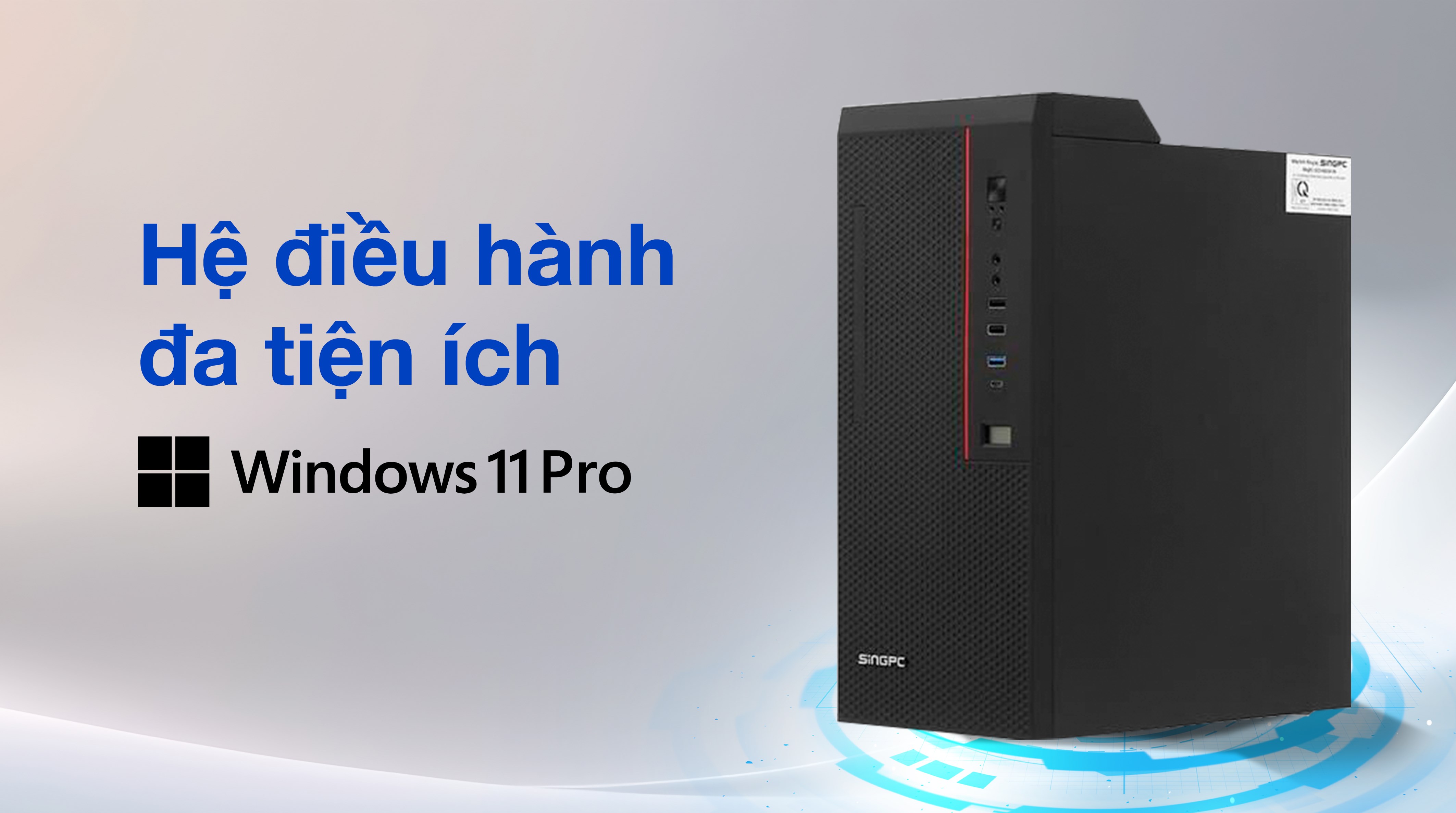 PC SingPC i513M695SF-W i5 13400/16GB/512GB/Bàn Phím/Chuột/Win11 Pro - 4