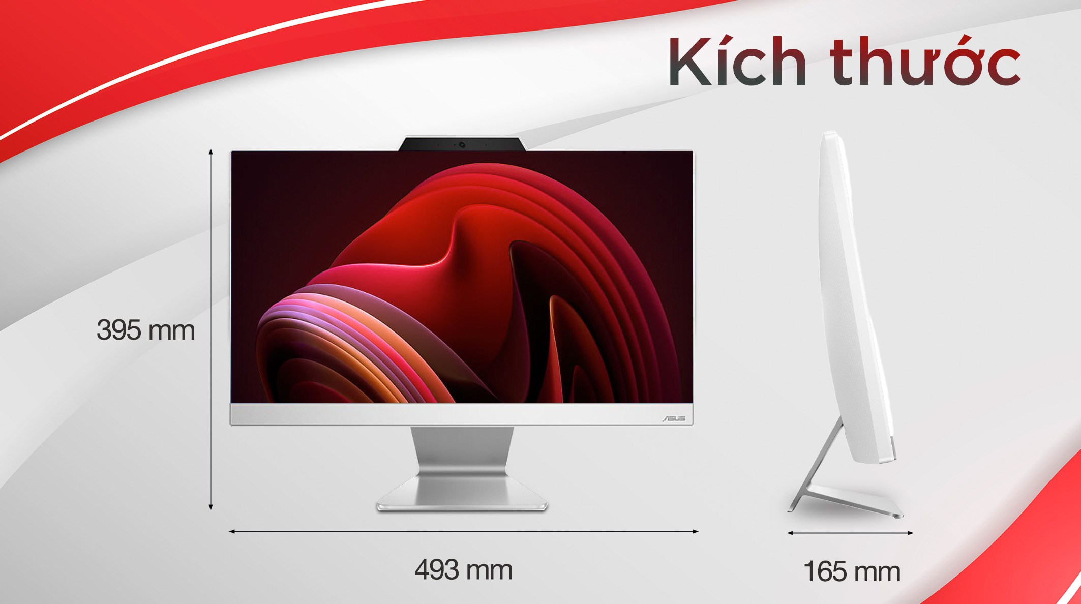 ASUS AIO A3202WBAK i5 1235U/8GB/512GB/21.45"FullHD/Bàn phím/Chuột/Win11 (WPB019W)