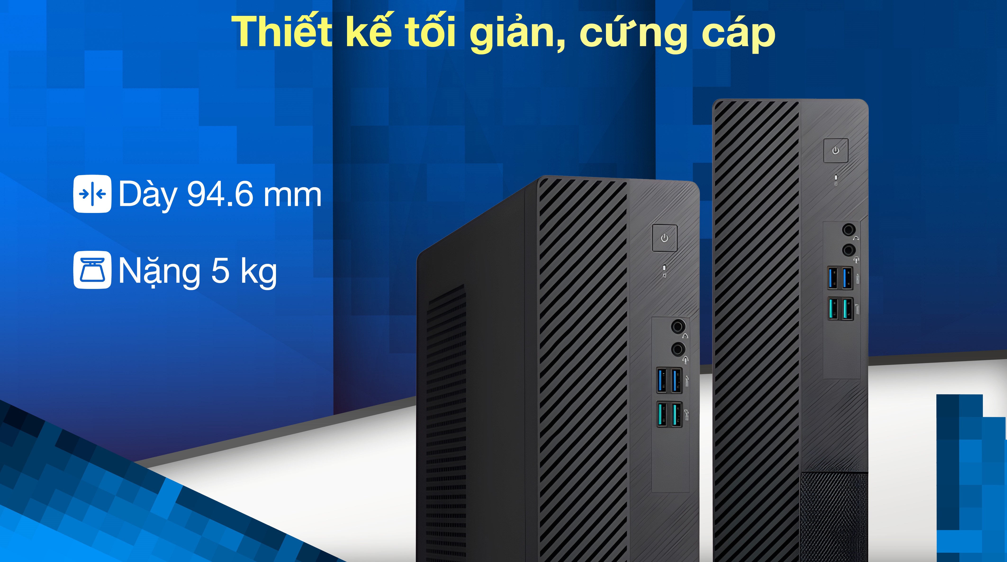 ASUS S500SE i5 13500/16GB/512GB/Bàn phím/Chuột/Win11 (S500SE-513500015W)