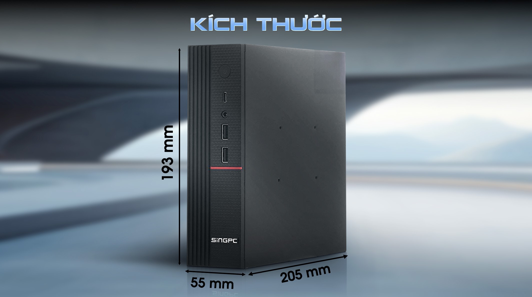 MiniPC SingPC i12450H682-W i5 12450H/8GB/256GB/Win11Pro