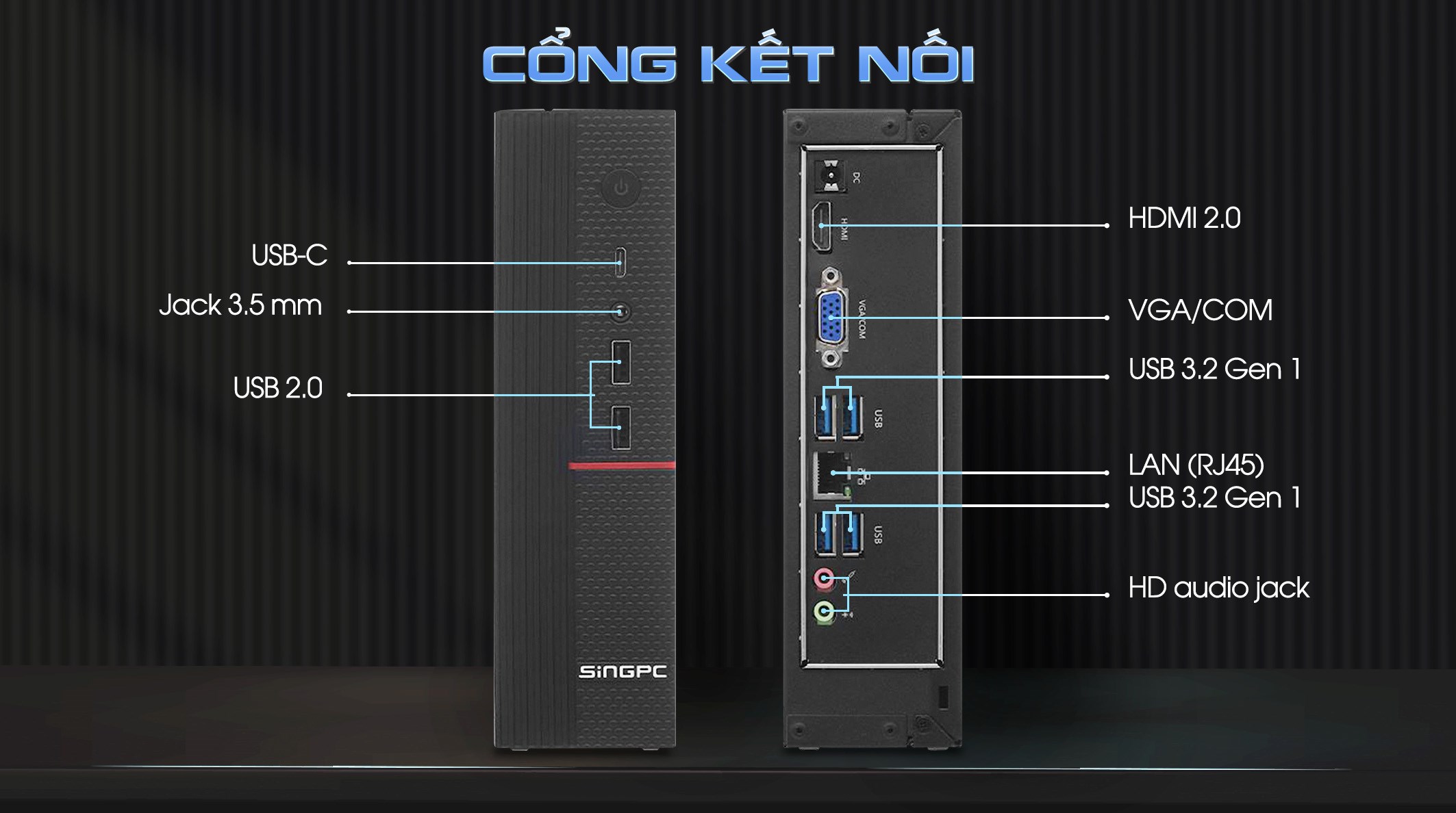 MiniPC SingPC i12450H682-W i5 12450H/8GB/256GB/Win11Pro