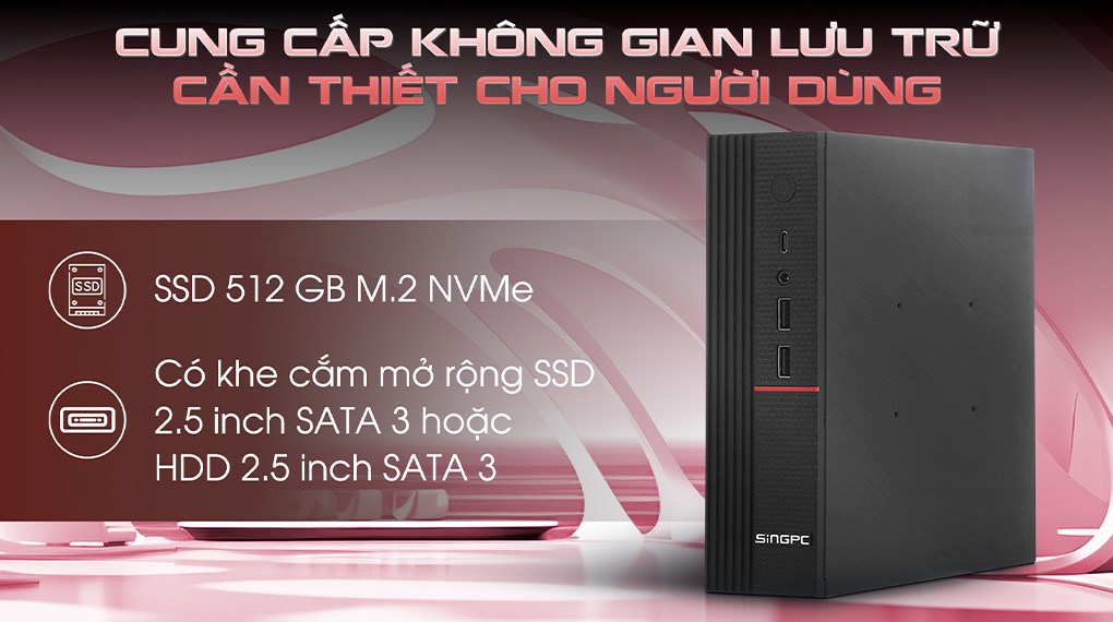 MiniPC SingPC i13620H695-W i7 13620H/16GB/512GB/Win11Pro