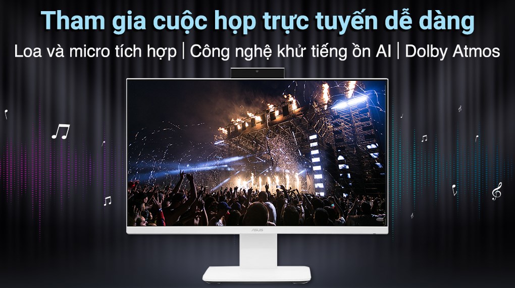 ASUS AIO V440VAK i3 1315U/8GB/512GB/23.8"Full HD/Bàn phím/Chuột/Win11 (WPC066W)