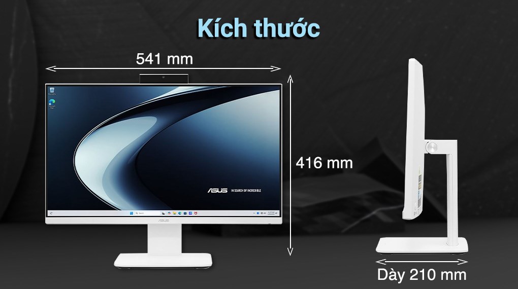 ASUS AIO V440VAK i5 13420H/16GB/512GB/23.8"FullHD/Bàn phím/Chuột/Win11 (WPC065W)