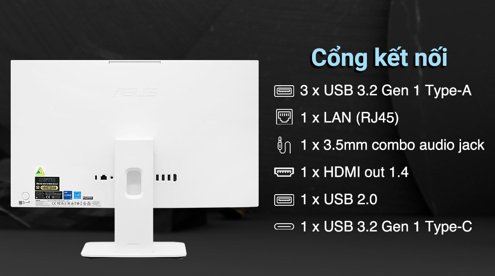 ASUS AIO V440VAK i5 13420H/16GB/512GB/23.8"FullHD/Bàn phím/Chuột/Win11 (WPC065W)