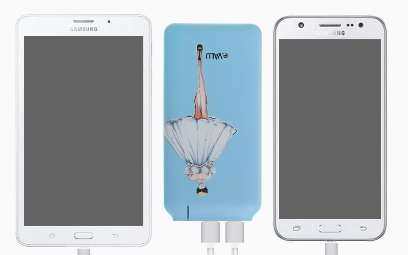 Pin sạc dự phòng Polymer 10000mAh eValu Hiker 10 Xanh - Trang bị 2 cổng sạc giúp sạc song song 2 thiết bị Pin sạc dự phòng Polymer 10000mAh eValu Hiker 10 Xanh - Trang bị 2 cổng sạc giúp sạc song song 2 thiết bị