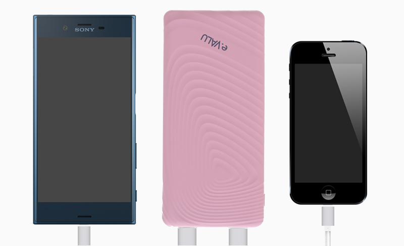 Pin sạc dự phòng Polymer 10.000 mAh eValu Amor 10 - Sạc song song bằng 2 cổng Pin sạc dự phòng Polymer 10.000 mAh eValu Amor 10 - Sạc song song bằng 2 cổng