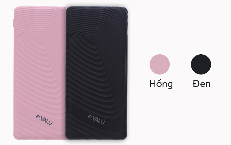 Pin sạc dự phòng Polymer 10.000 mAh eValu Amor 10 Pin sạc dự phòng Polymer 10.000 mAh eValu Amor 10