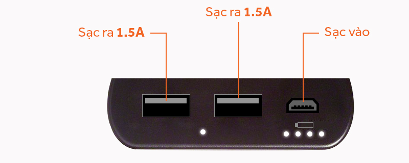 Pin sạc dự phòng Polymer 8.700 mAh Sony CP-V9/BC ULA Pin sạc dự phòng Polymer 8.700 mAh Sony CP-V9/BC ULA