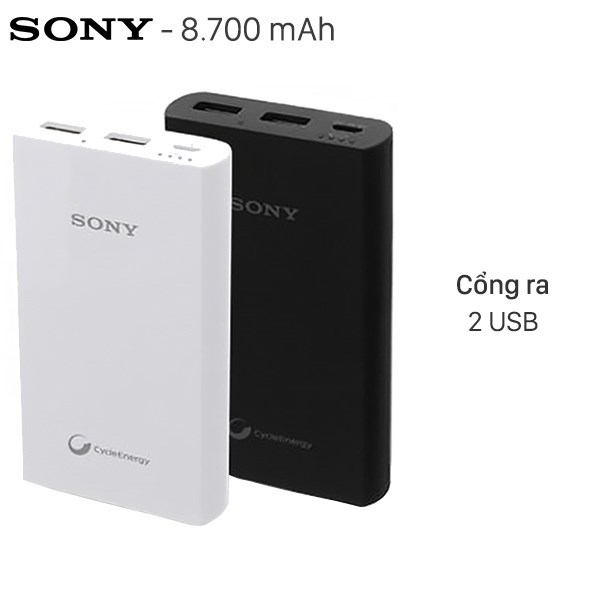 Pin sạc dự phòng Polymer 8.700 mAh Sony CP-V9/BC ULA