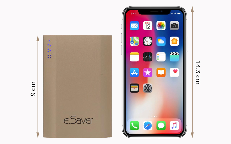 Pin sạc dự phòng 7.500 mAh eSaver LA Y323S Pin sạc dự phòng 7.500 mAh eSaver LA Y323S