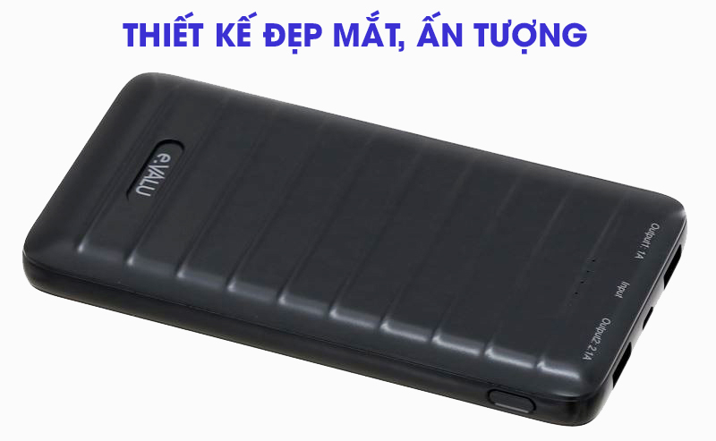Pin sạc dự phòng Polymer 10000mAh eValu PA L10S Pin sạc dự phòng Polymer 10000mAh eValu PA L10S