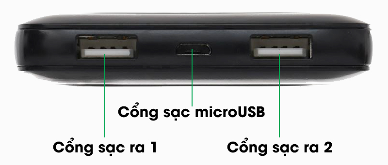 Pin sạc dự phòng Polymer 10000mAh eValu PA L10S Pin sạc dự phòng Polymer 10000mAh eValu PA L10S