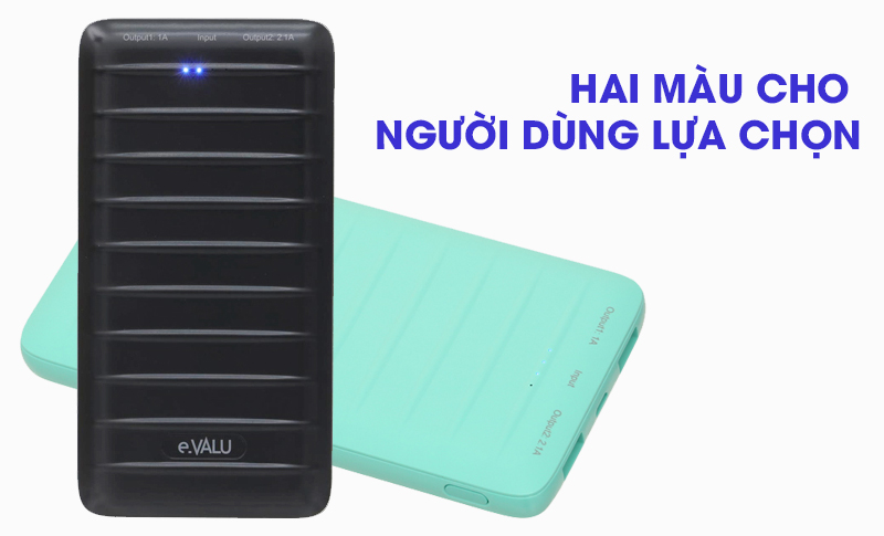 Pin sạc dự phòng Polymer 10000mAh eValu PA L10S Pin sạc dự phòng Polymer 10000mAh eValu PA L10S