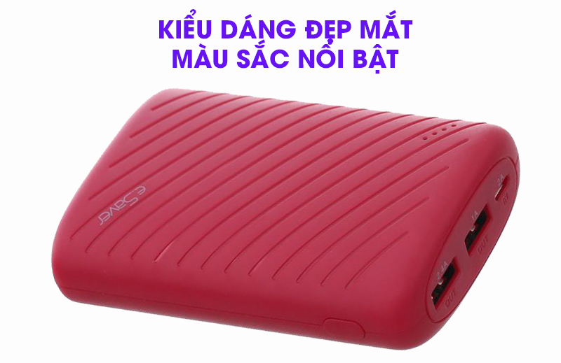 Pin sạc dự phòng 7500mAh eSaver LJ JP133 Pin sạc dự phòng 7500mAh eSaver LJ JP133