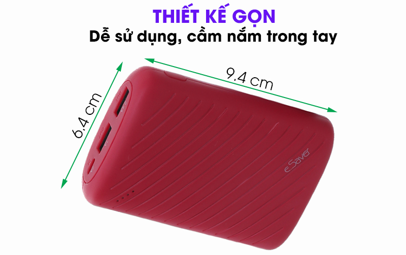 Pin sạc dự phòng 7500mAh eSaver LJ JP133 Pin sạc dự phòng 7500mAh eSaver LJ JP133