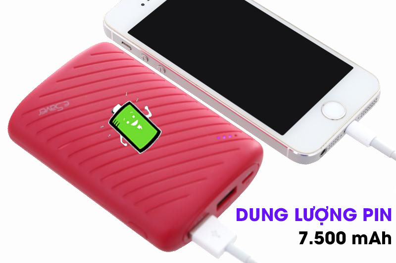 Pin sạc dự phòng 7500mAh eSaver LJ JP133 Pin sạc dự phòng 7500mAh eSaver LJ JP133