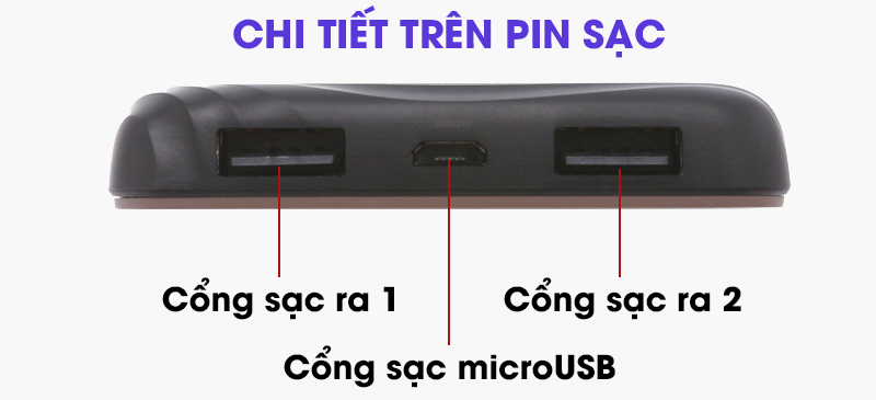 Pin sạc dự phòng Polymer 10.000 mAh eValu Amor 10S Pin sạc dự phòng Polymer 10.000 mAh eValu Amor 10S