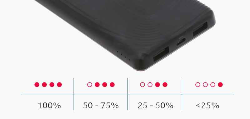 Pin sạc dự phòng Polymer 10.000 mAh eValu Amor 10S Pin sạc dự phòng Polymer 10.000 mAh eValu Amor 10S