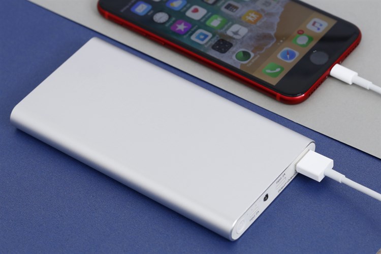 Pin sạc dự phòng Polymer 10.000 mAh Type C 10W eSaver PJ JP106S Màu Bạc