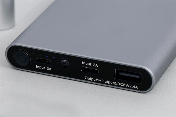 Pin sạc dự phòng Polymer 10.000 mAh Type C 10W eSaver PJ JP106S Màu Xám