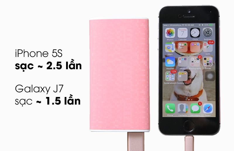 Pin sạc dự phòng 5000mah eSaver Safari 2S Pin sạc dự phòng 5000mah eSaver Safari 2S