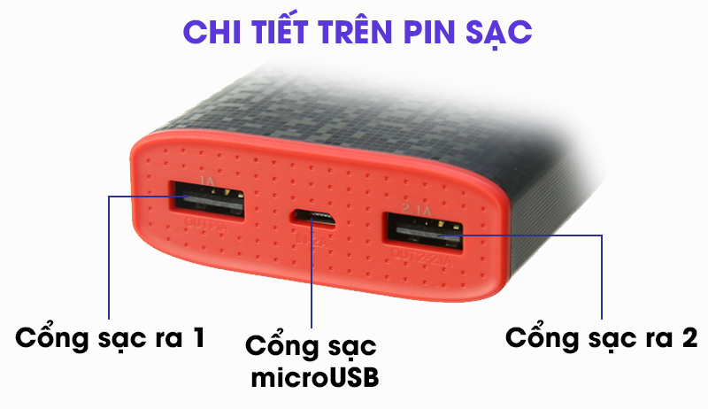 Pin sạc dự phòng 7500mah eSaver Safari 3S Pin sạc dự phòng 7500mah eSaver Safari 3S