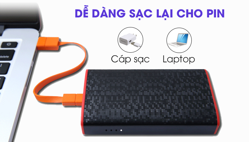 Pin sạc dự phòng 7500mah eSaver Safari 3S Pin sạc dự phòng 7500mah eSaver Safari 3S