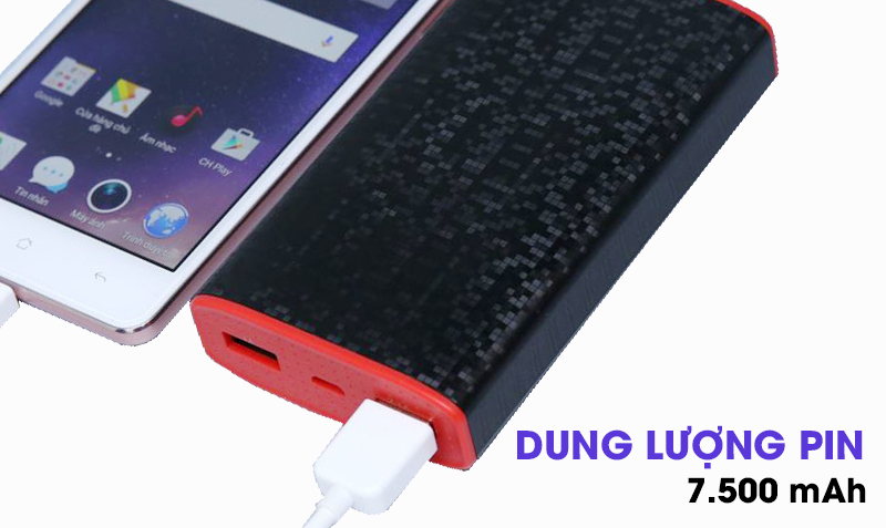 Pin sạc dự phòng 7500mah eSaver Safari 3S Pin sạc dự phòng 7500mah eSaver Safari 3S