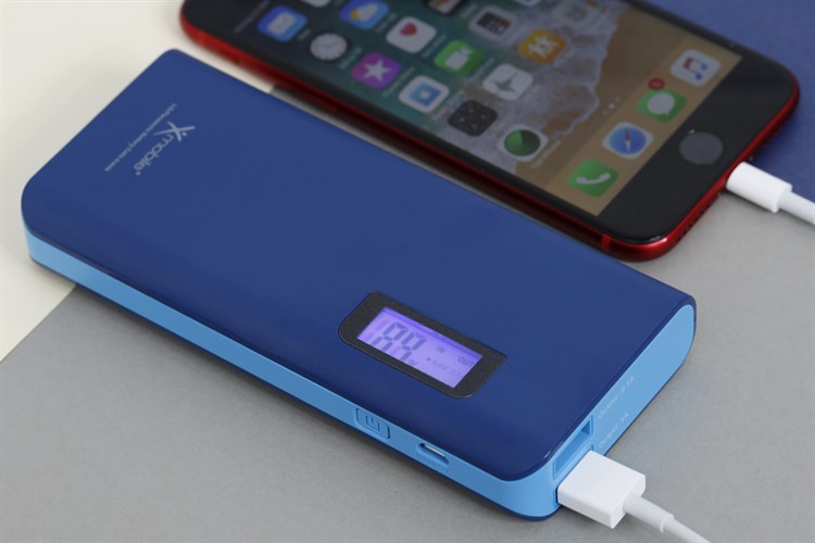 Pin sạc dự phòng 15.000 mAh 10.5W Xmobile LA Y615N Màu Xanh Dương