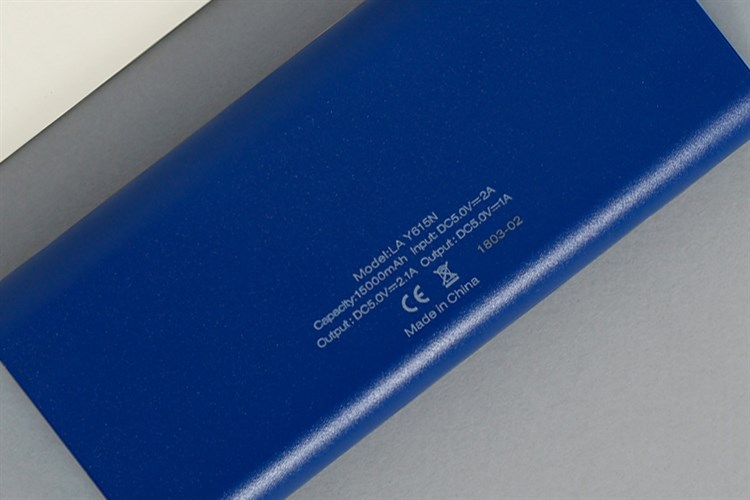 Pin sạc dự phòng 15.000 mAh 10.5W Xmobile LA Y615N Màu Xanh Dương