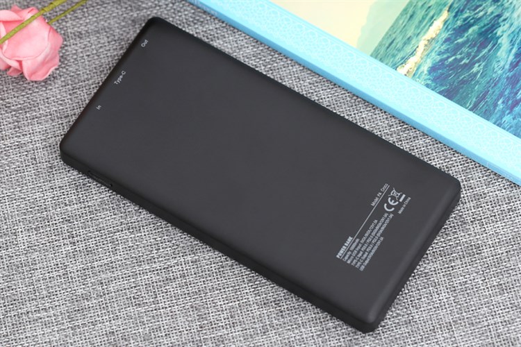 Pin sạc dự phòng Polymer 10.000 mAh Type C 18W eValu PA Croco Màu Đen