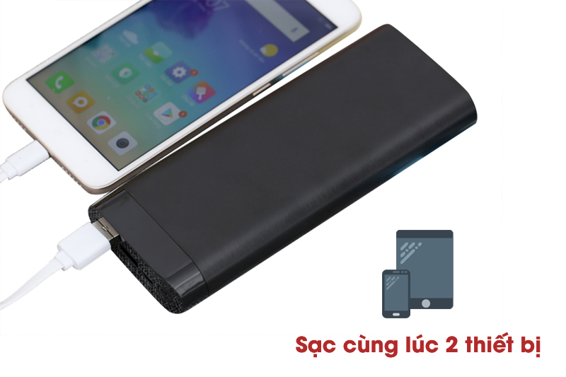 Pin sạc dự phòng 10000mAh eSaver LA A35 Đen
