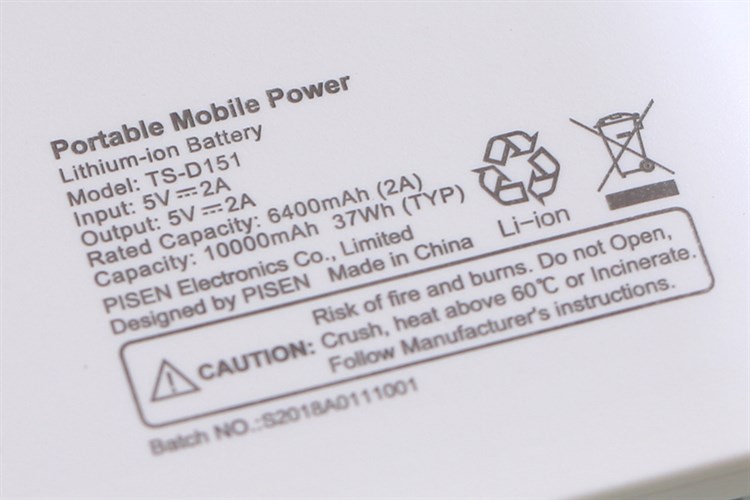 Pin sạc dự phòng 10.000 mAh AVA TS-D151