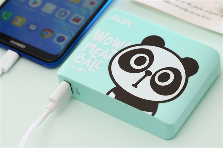 Pin sạc dự phòng 10.000 mAh AVA TS-D151 Màu Xanh ngọc