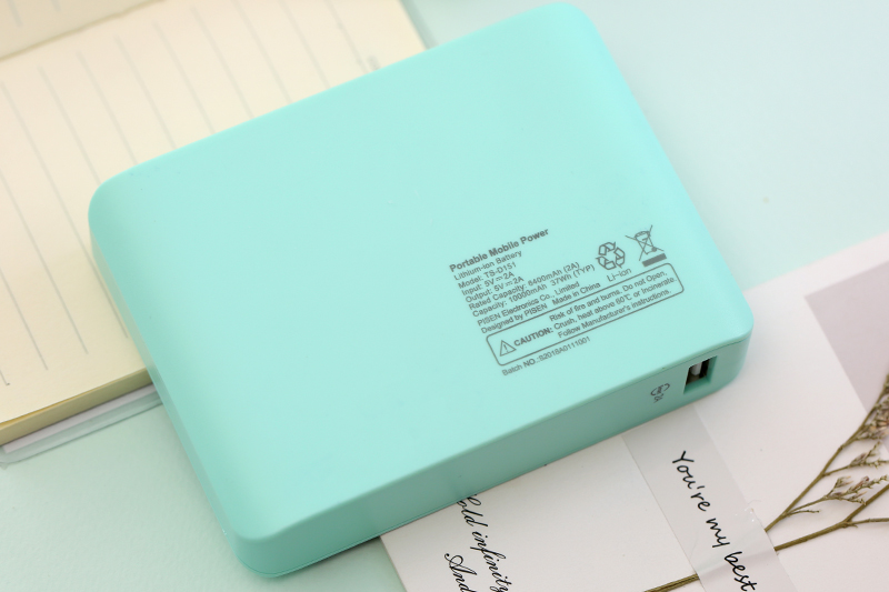 Pin sạc dự phòng 10.000 mAh AVA TS-D151 Màu Xanh ngọc