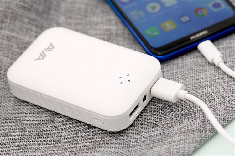 Pin sạc dự phòng 7.500 mAh AVA LJ JP197 Màu Trắng
