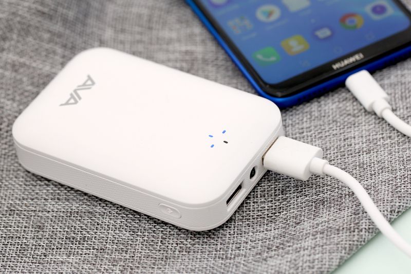 Pin sạc dự phòng 7.500 mAh AVA LJ JP197 Màu Trắng