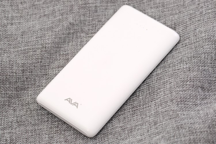Pin sạc dự phòng Polymer 10.000 mAh AVA PA CK01 Màu Trắng