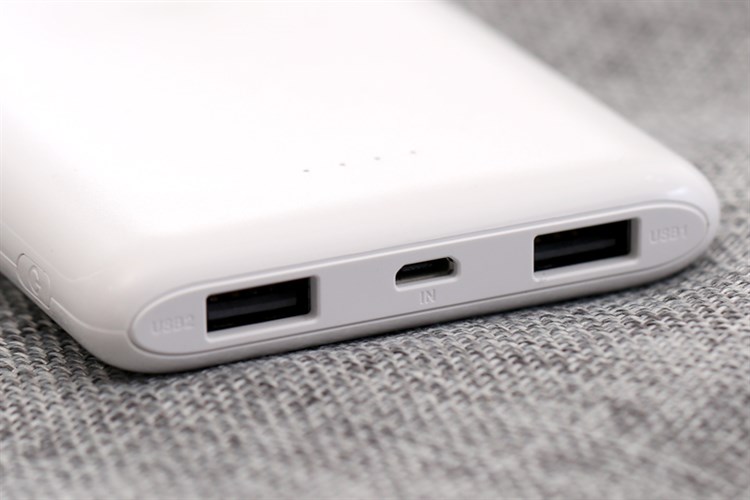 Pin sạc dự phòng Polymer 10.000 mAh AVA PA CK01 Màu Trắng