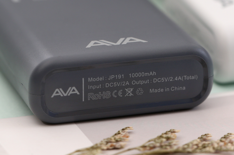 Pin sạc dự phòng Polymer 10.000 mAh AVA PJ JP191 Màu Xám