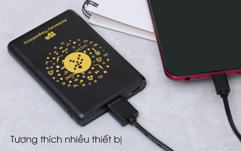 Pin sạc dự phòng Polymer 5.000 mAh Xmobile PJ JP198 MWG tương thích nhiều thiết bị khác nhau Pin sạc dự phòng Polymer 5.000 mAh Xmobile PJ JP198 MWG tương thích nhiều thiết bị khác nhau