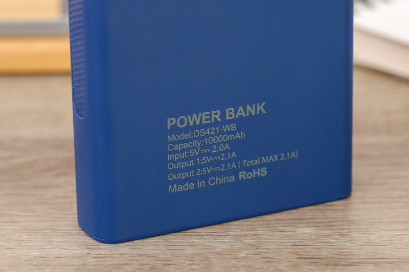 Pin sạc dự phòng 10.000 mAh AVA DS629-WB Màu Xanh Navy