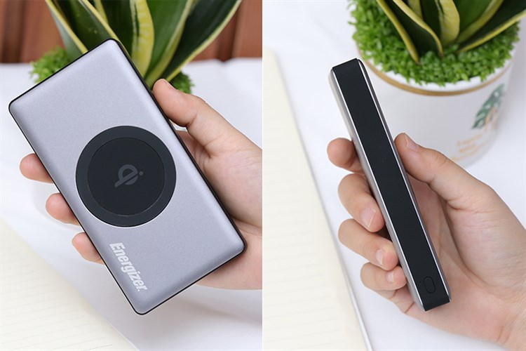 Pin sạc dự phòng không dây 10.000 mAh Type C 15W Energizer QE10000GY Màu Xám