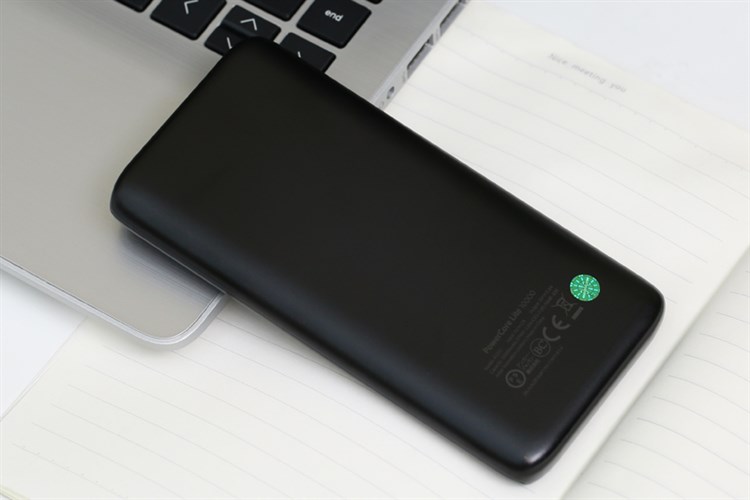 Pin sạc dự phòng Polymer 10.000 mAh Type C 12W Anker PowerCore Lite A1232 Màu Đen