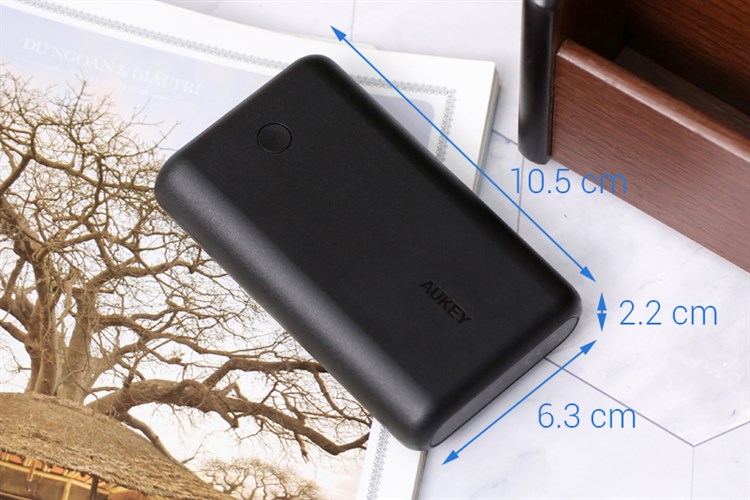 Pin sạc dự phòng 10.050 mAh Type-C PD QC3.0 AUKEY PB-XD10 Màu Đen