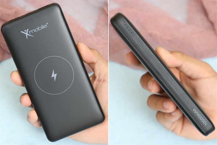 Pin sạc dự phòng không dây Polymer 10.000 mAh 10W Xmobile PJ JP151 Màu Đen